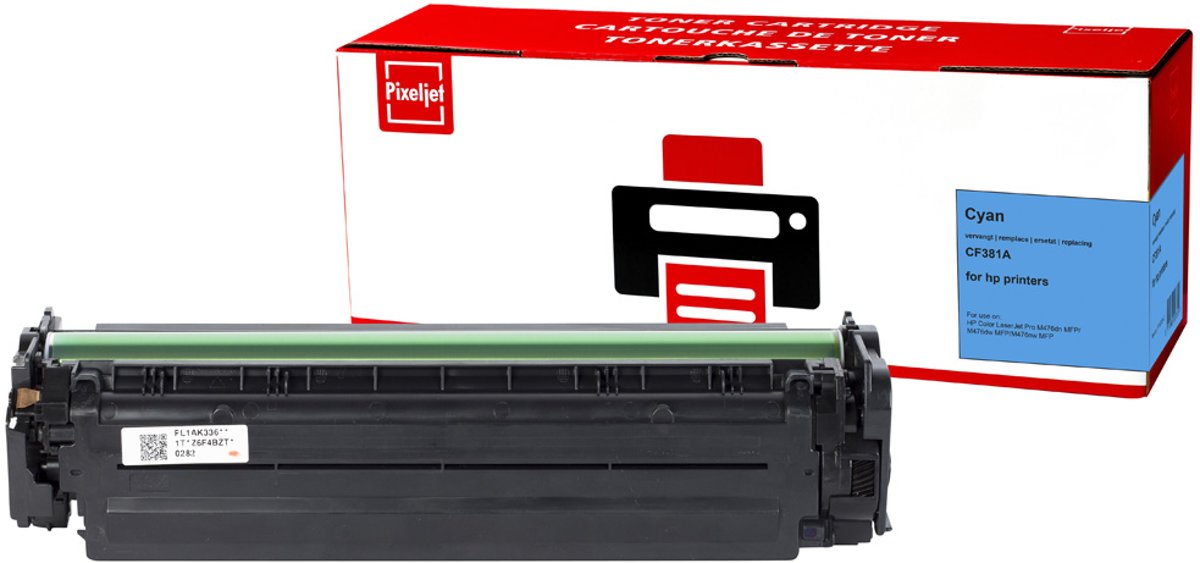 HP 312A (CF381A) toner |Cyaan| - Pixeljet